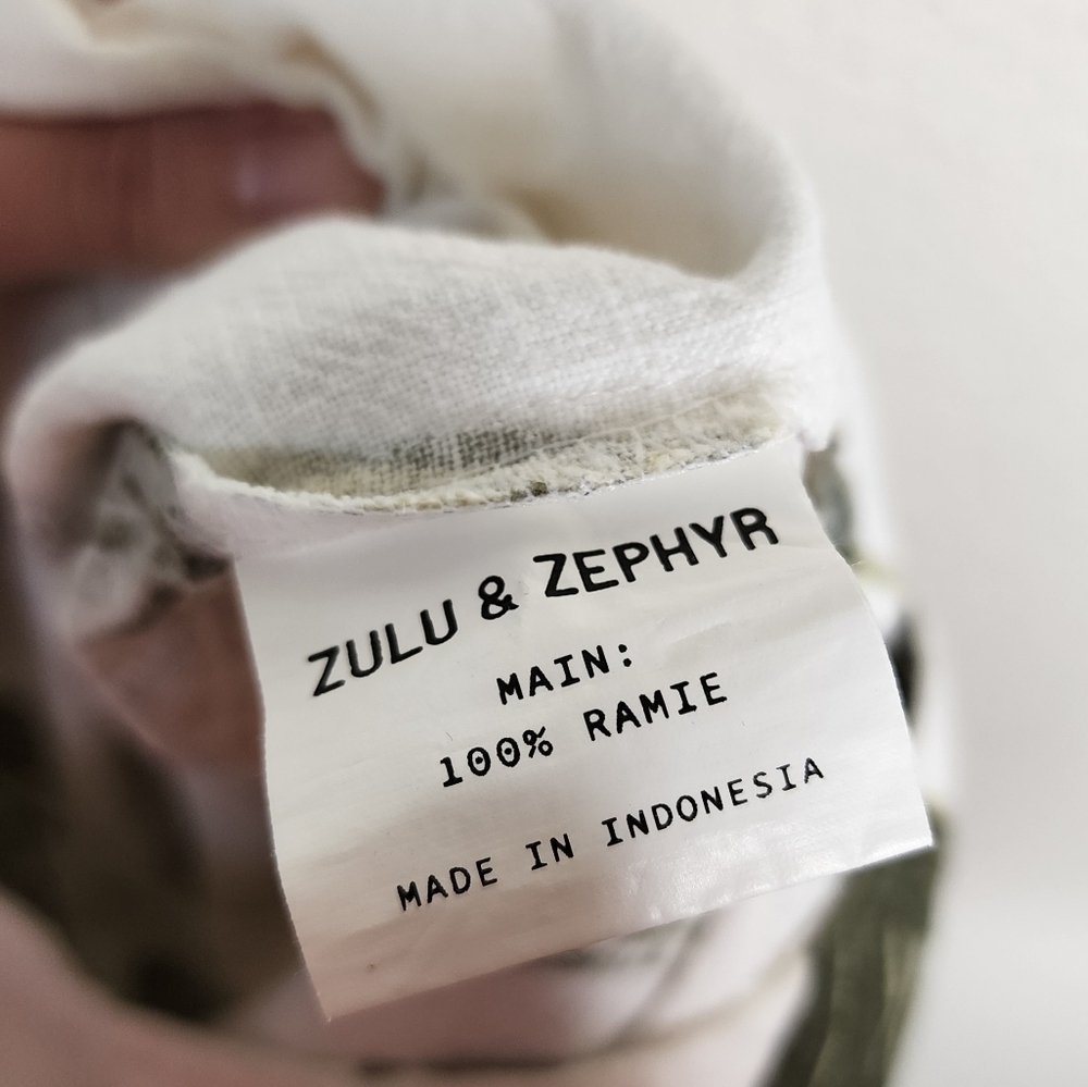 Zulu & Zephyr Tropical Leaves Pants XS - Picture 6 of 7
